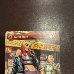 Gwen Stacy (0202) Borderless MTG Marvel's Spider-Man Regular Ghost-Spider NM - Image 4