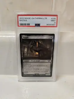 PSA 9 2023 MTG Lord of the Rings Nazgul LTR #335 - Image 1