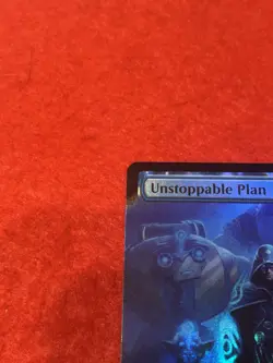 MTG Unstoppable Plan382 (Extended Art) Aetherdrift Foil - Image 3