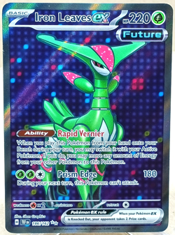 Sv05: Temporal Forces - Iron Leaves Ex Ultra Rare Full Art #186/162 Pokemon TCG - Image 1