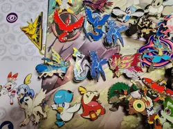Pokemon Enamel Pin Collection Lot Of 25 Tcg - Image 2