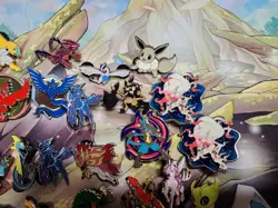 Pokemon Enamel Pin Collection Lot Of 25 Tcg - Image 3