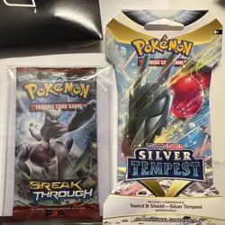 Pokemon TCG - XY BreakThrough Booster Pack - Sealed + silver tempest - Image 1
