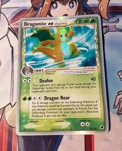 Pokemon TCG Dragonite EX Holo Rare Delta Species Dragon Frontiers 91/101 2006 LP - Image 2