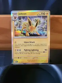 Jolteon 135/165 Pokemon Sv: Scarlet & Violet 151 Holo - Image 1