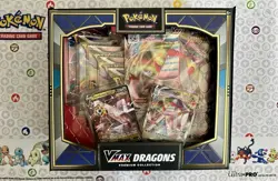 Pokemon TCG Sword & Shield - Vmax Dragons Premium Collection Box - New - Image 2