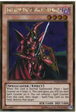 Yu-Gi-Oh! Breaker the Magical Warrior PGLD-EN052 Gold Rare - Image 1