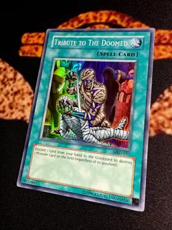 🔥YUGIOH • TRIBUTE TO THE DOOMED • SUPER RARE • MRD-057 • UNLIMITED • VLP🔥 - Image 3