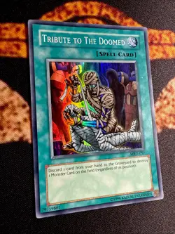 🔥YUGIOH • TRIBUTE TO THE DOOMED • SUPER RARE • MRD-057 • UNLIMITED • VLP🔥 - Image 4