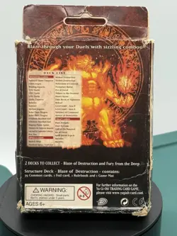 Yu-Gi-Oh! Blaze Of Destruction Structure deck 1st Edition US - Image 2