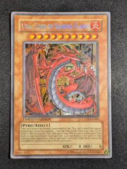 Yugioh - Uria, Lord of Searing Flames CT03-EN005 Limited Edition Secret Rare HP - Image 1