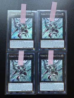 YU-GI-OH! Number F0: Utopic Draco Future BLCR-EN085 Secret Rare X4 sell of 4 - Image 1