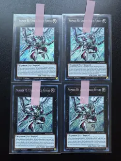 YU-GI-OH! Number F0: Utopic Draco Future BLCR-EN085 Secret Rare X4 sell of 4 - Image 2