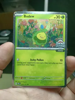 BUDEW ASIA POKEMON PREMIER BALL LEAGUE limited edition promo card **JUDGE** - Image 1