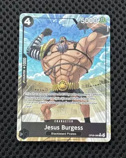 One Piece Card Game PRB-02 Jesus Burgess (ALT ART) OP09-086 - English - Image 1