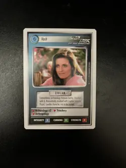 STAR TREK CCG 1E PREMIERE 1995 BETA RARE CARD VASH Mint - Image 1
