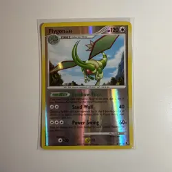 Flygon 5/111 Rising Rivals 2009 Reverse Holo Rare Pokemon Card LP - Image 1