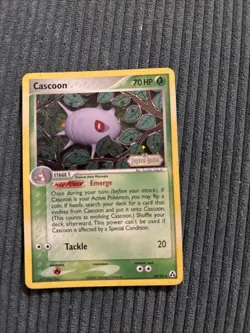 Pokemon TCG Cascoon EX Legend Maker Reverse Holo Uncommon Card 30/92 - Image 1