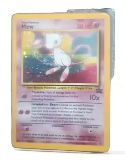 Pokemon Card Mew Black Star Promo #9 Holo WOTC Vintage Rare Holographic - Image 1