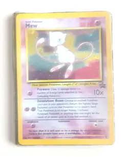 Pokemon Card Mew Black Star Promo #9 Holo WOTC Vintage Rare Holographic - Image 3