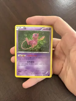 Pokemon TCG Korean Mew 027/078 R XY10 Awakening Psychic King Card Holo - Image 1