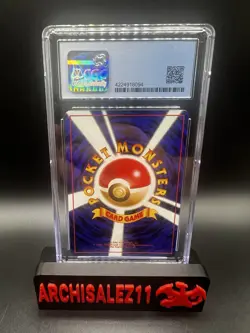 COOL PORYGON Pokemon Japanese 1997 Nintendo 64 CD Promo Holo Card CGC 9 Mint - Image 2