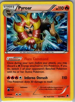 Pyroar 12/119 Holo - Phantom Forces - Pokemon Card - LP - Image 1