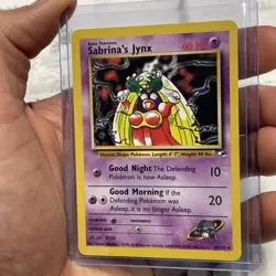 Pokemon Gym Heroes 59/132 Card - Sabrina's Jynx Vintage NM Uncommon Nintendo - Image 2