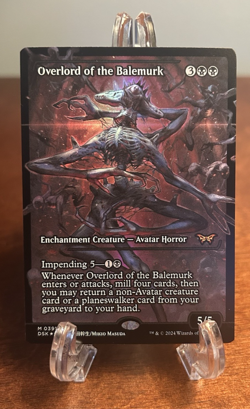 Overlord of the Balemurk (Showcase) FOIL * Duskmourn House of Horror MTG - Image 1