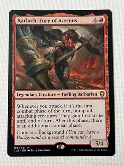 Karlach, Fury of Avernus Commander Legends: Battle for Baldur's Gate Regular - Image 1