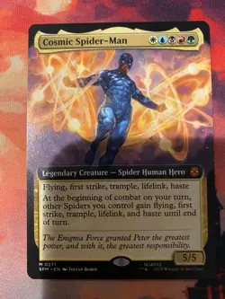 MTG Spider Man Cosmic Spider Man Extended Art - Image 1
