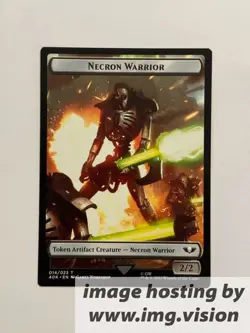 3 Necron Warrior Tokens (T40K) 14 - Image 1