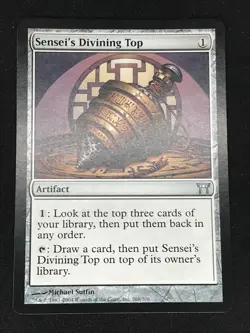 Magic the Gathering MTG Sensei's Divining Top Artifact Champions Uncommon - Image 1