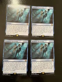 Memories Returning X4X NM/M Final Fantasy FIN Magic the Gathering MTG - Image 1