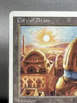 Magic The Gathering: Chronicles - City of Brass - Rare Land LP | CB3 - Image 3