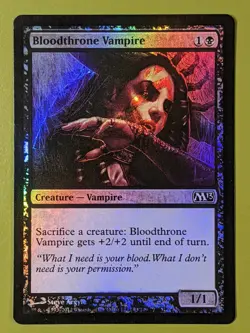 FOIL Bloodthrone Vampire x1 Magic 2013 M13 1x Magic the Gathering MTG - Image 1