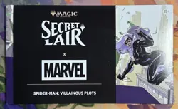 SECRET LAIR X MARVEL'S SPIDER-MAN: VILLAINOUS PLOTS Non Foil Regular In Hand - Image 1