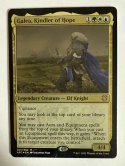 Galea, Kindler of Hope - Foil - Display Commander - Thick Stock - AFC MTG - Image 1