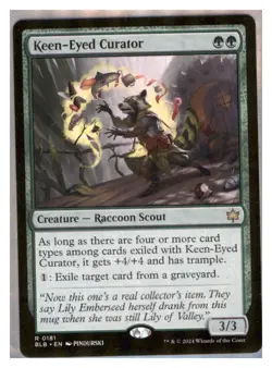MTG - #181 Keen-Eyed Curator - Bloomburrow - Image 1