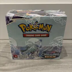 Pokemon Chilling Reign Booster Box - Factory Sealed 820650818462 - Image 1