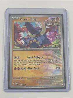 Great Tusk 055/131 Master Ball Pattern - Pokemon TCG: SV - Prismatic Evolutions - Image 5