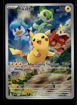 2023 Pokemon Scarlet And Violet Promo Pikachu 027 - Image 1