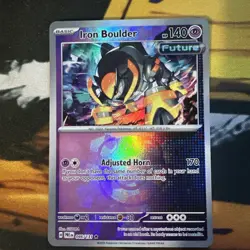 Iron Boulder (Master Ball Pattern) #046/131 SV: Prismatic Evolutions Pokemon - Image 1