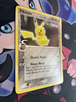 Pikachu Delta Species 13/17 Pop Series 5 Pokemon TCG Steel Type LP - Image 2
