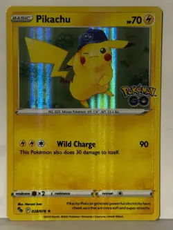 Pikachu (28) Holo 028/078 Pokemon GO NM Pokemon Fast Ship - Image 1