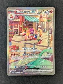 Pokemon TCG Skeledirge EX 258/193 Special Illustration Rare Paldea Evolved SIR - Image 1