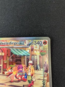 Pokemon TCG Skeledirge EX 258/193 Special Illustration Rare Paldea Evolved SIR - Image 4