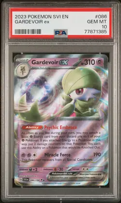 2023 POKEMON SVI EN-SCARLET & VIOLET #086 GARDEVOIR EX PSA 10 - Image 1