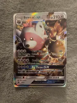 Bewear GX SM34 Black Star Promo Sun And Moon Full Art Pokemon TCG - Image 1
