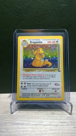 🐉 Pokemon TCG Dragonite 4/62 Fossil Set Holo Rare WOTC Vintage 1999 LP 🐉 - Image 4